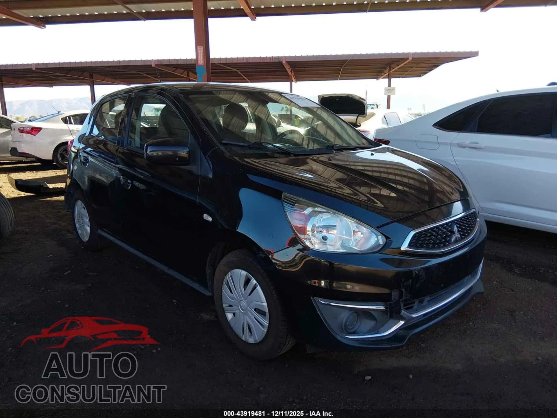 2017 MITSUBISHI MIRAGE Damaged VIN ML32A3HJ9HH004231 – front exterior 2017 MITSUBISHI MIRAGE Damaged VIN ML32A3HJ9HH004231 – front exterior