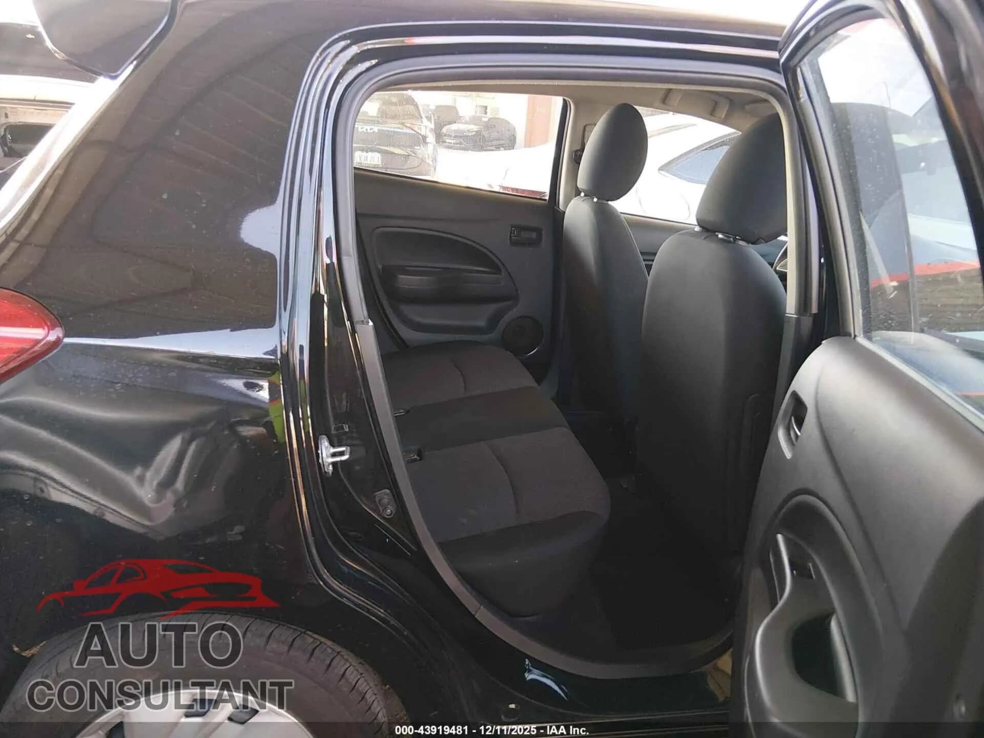 2017 MITSUBISHI MIRAGE Damaged VIN ML32A3HJ9HH004231 – undercarriage 2017 MITSUBISHI MIRAGE Damaged VIN ML32A3HJ9HH004231 – undercarriage