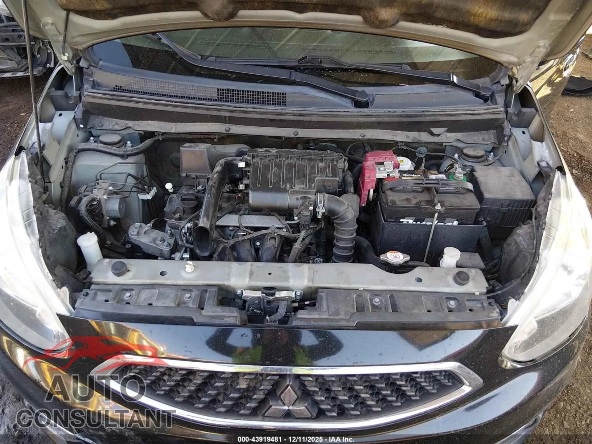 2017 MITSUBISHI MIRAGE Damaged VIN ML32A3HJ9HH004231 – odometer reading 2017 MITSUBISHI MIRAGE Damaged VIN ML32A3HJ9HH004231 – odometer reading