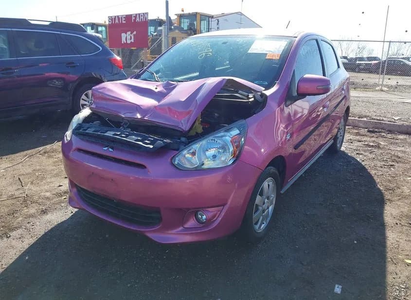 2015 MITSUBISHI Mirage Used VIN ML32A4HJ0FH004427 – interior seats 2015 MITSUBISHI Mirage Used VIN ML32A4HJ0FH004427 – interior seats