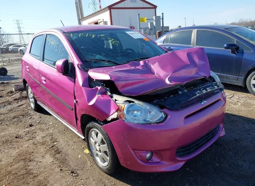 2015 MITSUBISHI Mirage Used VIN ML32A4HJ0FH004427 – engine bay 2015 MITSUBISHI Mirage Used VIN ML32A4HJ0FH004427 – engine bay