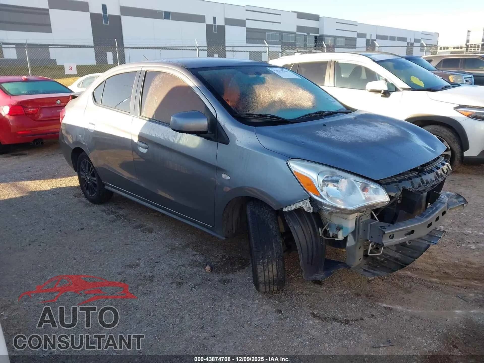 2020 MITSUBISHI MIRAGE G4 Damaged VIN ML32F3FJXLHF05855 – front exterior 2020 MITSUBISHI MIRAGE G4 Damaged VIN ML32F3FJXLHF05855 – front exterior