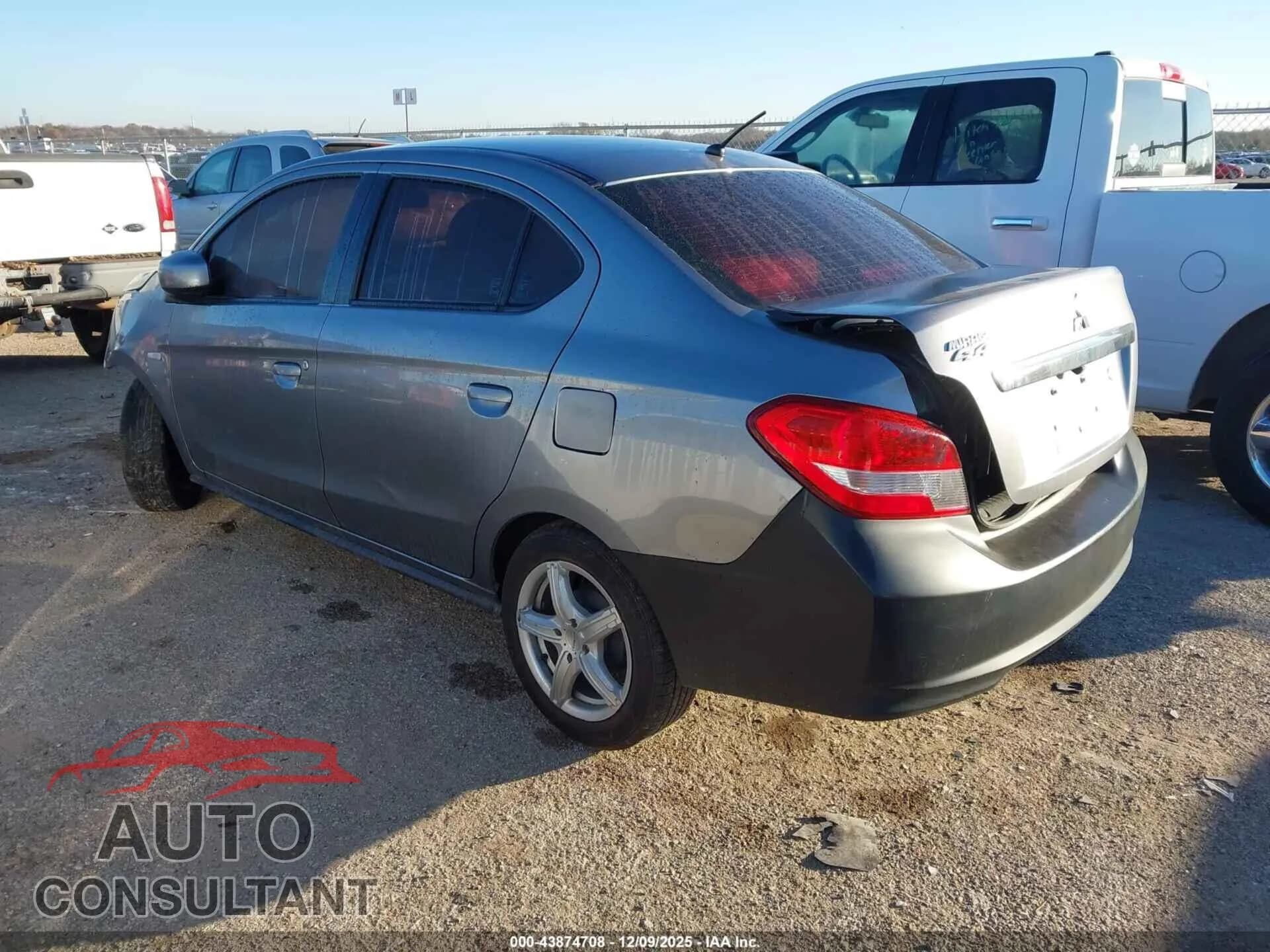 2020 MITSUBISHI MIRAGE G4 Damaged VIN ML32F3FJXLHF05855 – side profile 2020 MITSUBISHI MIRAGE G4 Damaged VIN ML32F3FJXLHF05855 – side profile