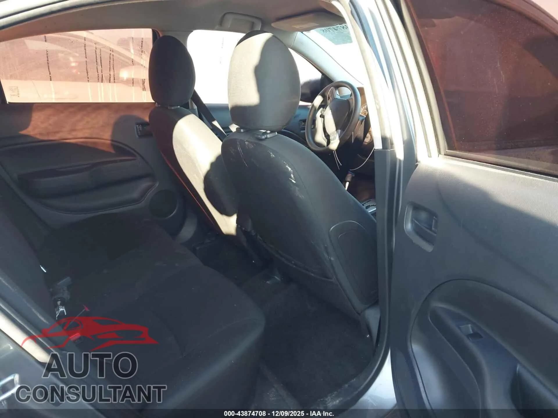 2020 MITSUBISHI MIRAGE G4 Damaged VIN ML32F3FJXLHF05855 – undercarriage 2020 MITSUBISHI MIRAGE G4 Damaged VIN ML32F3FJXLHF05855 – undercarriage