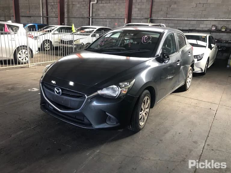 2014 Mazda 2 Used VIN MM0DJ2HAA0W106902 – rear exterior 2014 Mazda 2 Used VIN MM0DJ2HAA0W106902 – rear exterior