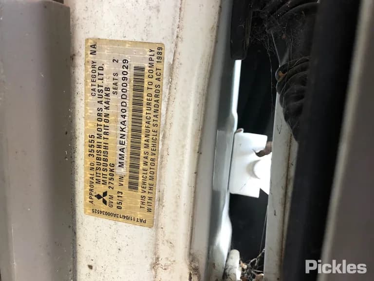 2013 Mitsubishi Triton Used VIN MMAENKA40DD009029 – photo 13 2013 Mitsubishi Triton Used VIN MMAENKA40DD009029 – photo 13