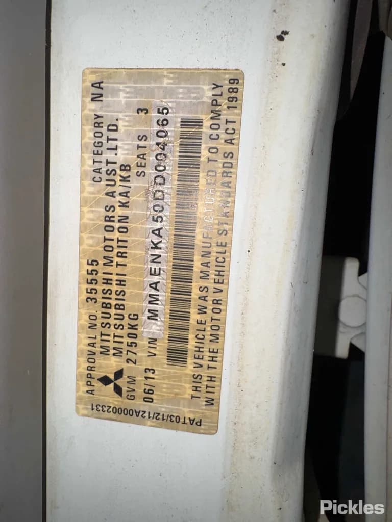 2013 Mitsubishi Triton Used VIN MMAENKA50DD004065 – photo 21 2013 Mitsubishi Triton Used VIN MMAENKA50DD004065 – photo 21