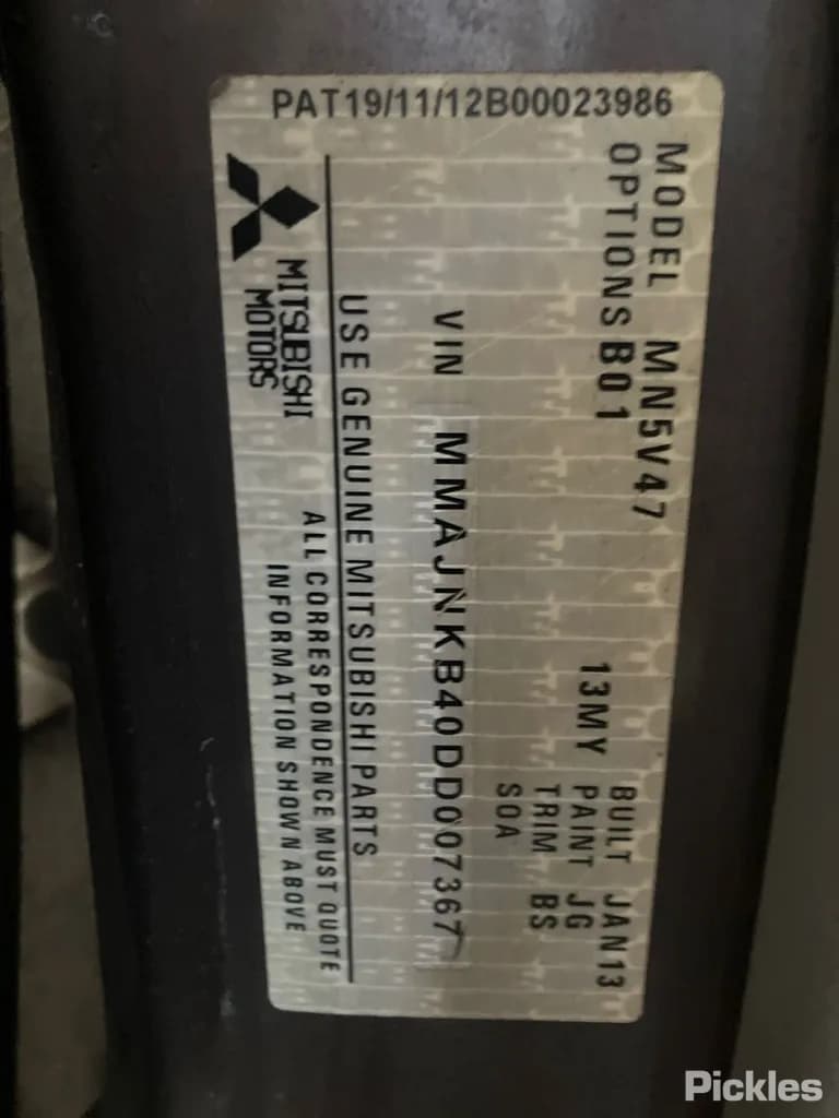 2013 Mitsubishi Triton Used VIN MMAJNKB40DD007367 – photo 12 2013 Mitsubishi Triton Used VIN MMAJNKB40DD007367 – photo 12