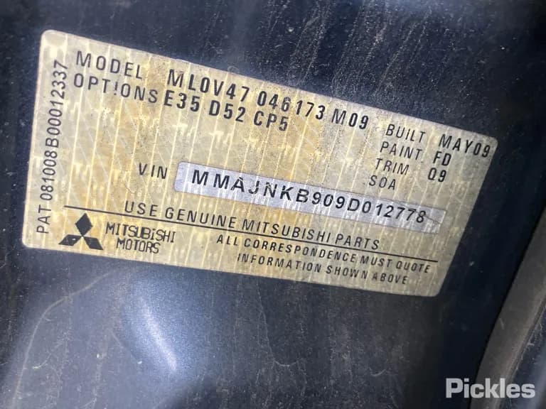 2009 Mitsubishi Triton Used VIN MMAJNKB909D012778 – photo 12 2009 Mitsubishi Triton Used VIN MMAJNKB909D012778 – photo 12