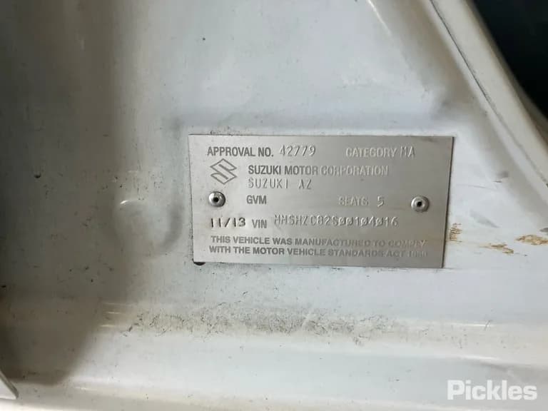 2013 Suzuki Swift Used VIN MMSHZC82S00104016 – photo 26 2013 Suzuki Swift Used VIN MMSHZC82S00104016 – photo 26