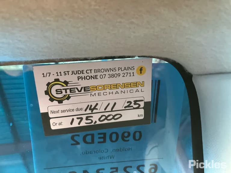 2018 Holden Colorado Used VIN MMU147DK0KH623326 – trunk area 2018 Holden Colorado Used VIN MMU147DK0KH623326 – trunk area