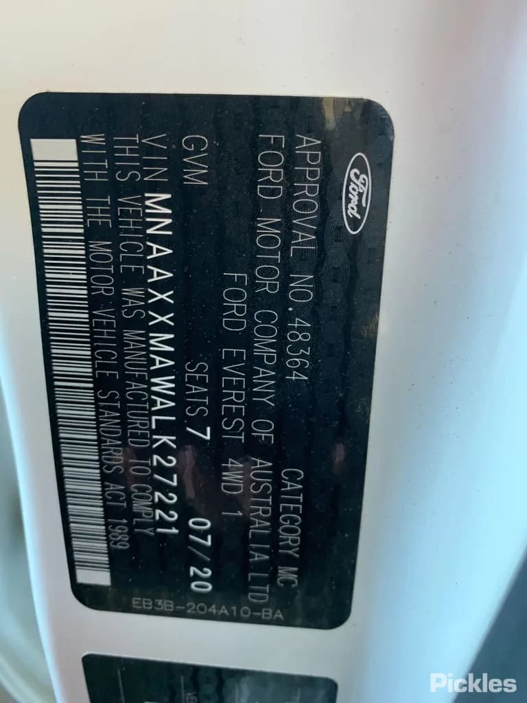 2020 Ford Everest Used VIN MNAAXXMAWALK27221 – photo 22 2020 Ford Everest Used VIN MNAAXXMAWALK27221 – photo 22