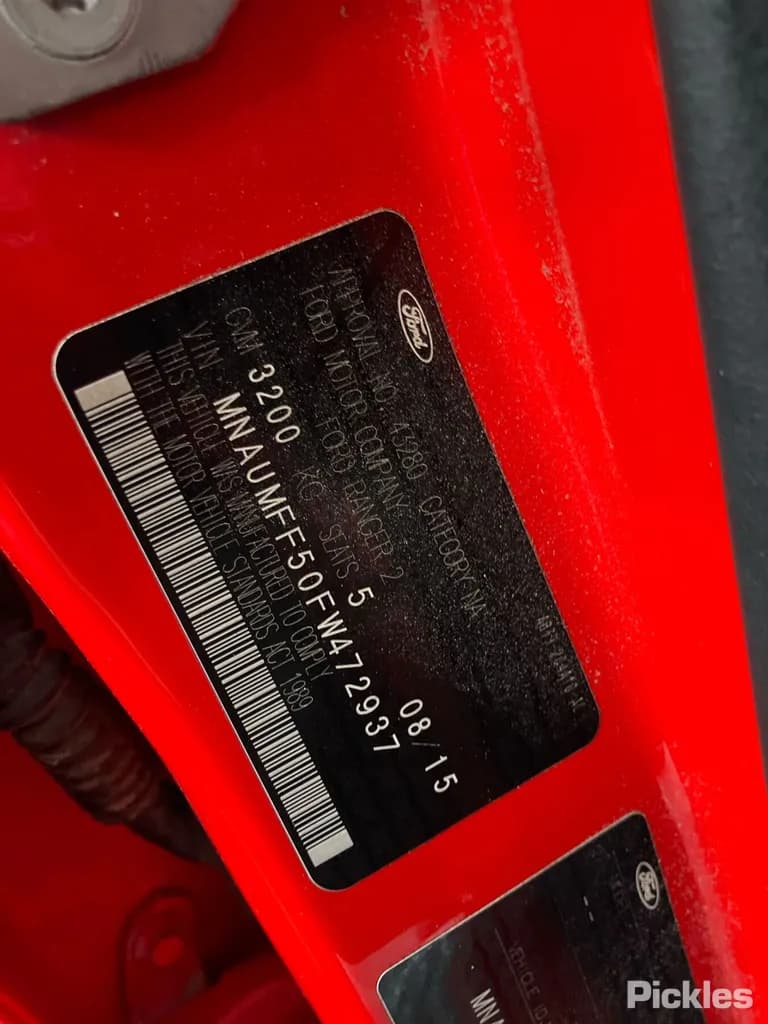 2015 Ford Ranger Used VIN MNAUMFF50FW472937 – odometer reading 2015 Ford Ranger Used VIN MNAUMFF50FW472937 – odometer reading