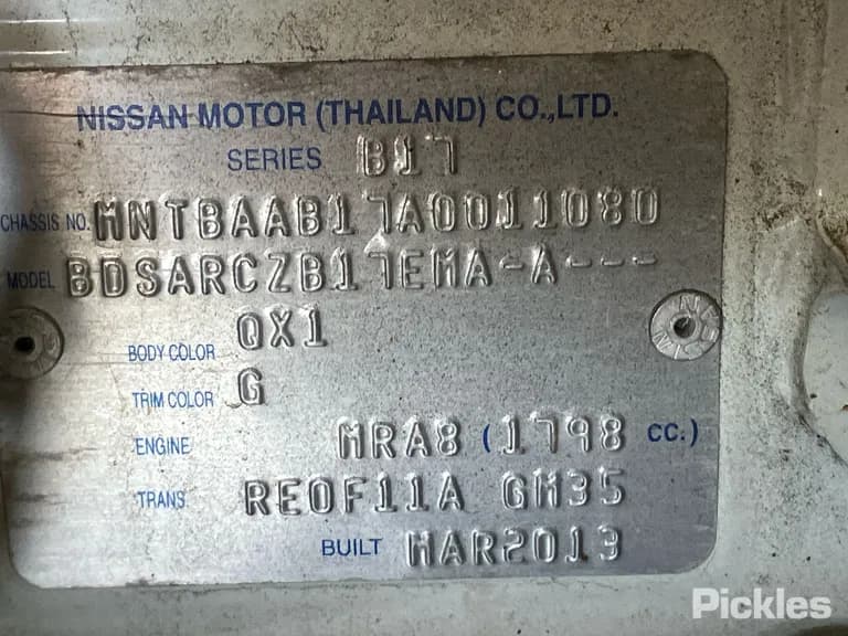 2013 Nissan Pulsar Used VIN MNTBAAB17A0011080 – photo 19 2013 Nissan Pulsar Used VIN MNTBAAB17A0011080 – photo 19