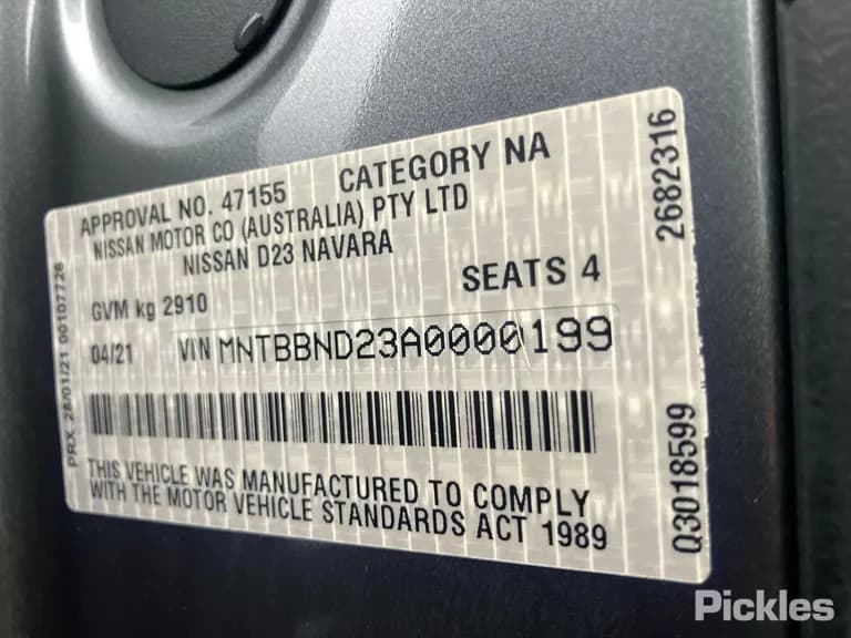 2021 Nissan Navara Used VIN MNTBBND23A0000199 – engine bay 2021 Nissan Navara Used VIN MNTBBND23A0000199 – engine bay