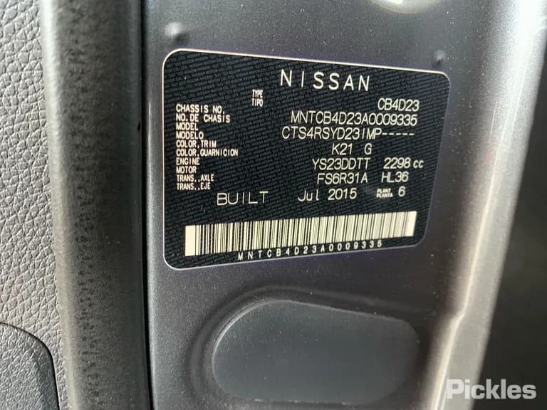 2015 Nissan Navara Used VIN MNTCB4D23A0009335 – photo 17 2015 Nissan Navara Used VIN MNTCB4D23A0009335 – photo 17