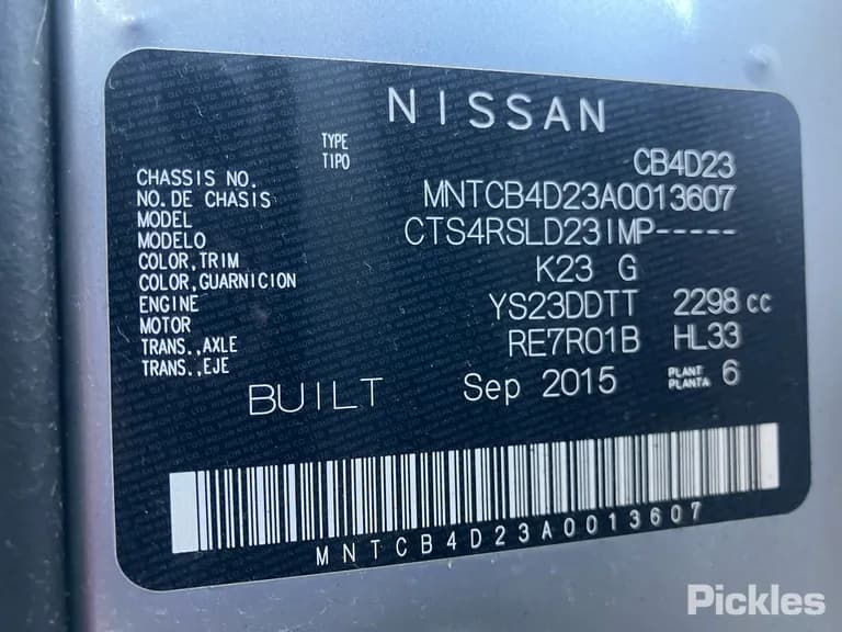 2016 Nissan Navara Used VIN MNTCB4D23A0013607 – photo 14 2016 Nissan Navara Used VIN MNTCB4D23A0013607 – photo 14