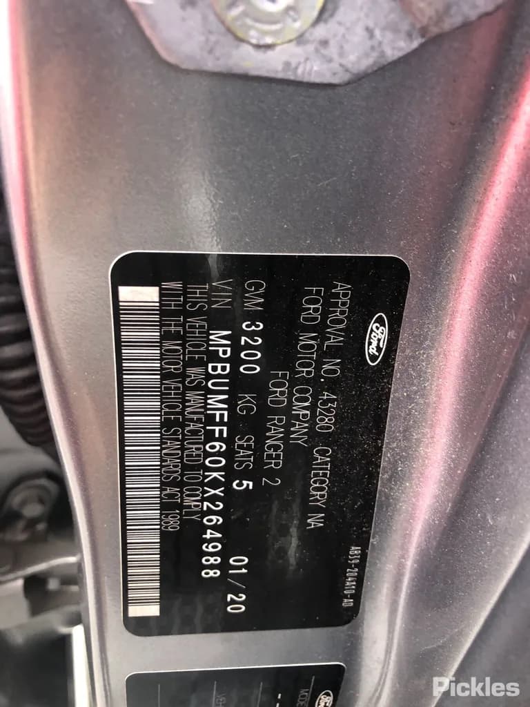 2020 Ford Ranger Used VIN MPBUMFF60KX264988 – exterior detail 2020 Ford Ranger Used VIN MPBUMFF60KX264988 – exterior detail