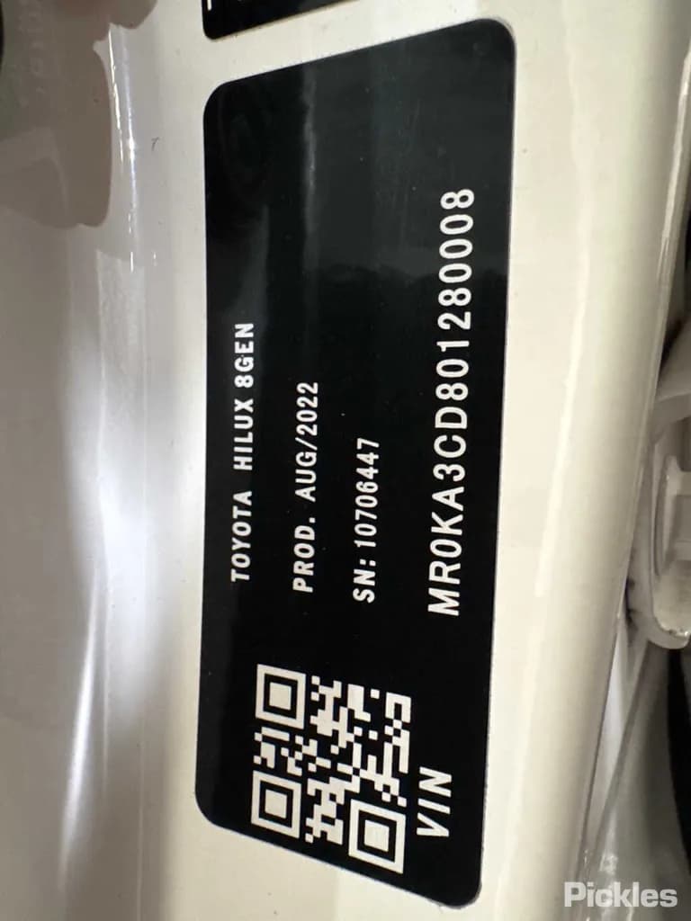 2022 Toyota Hilux Used VIN MR0KA3CD801280008 – photo 16 2022 Toyota Hilux Used VIN MR0KA3CD801280008 – photo 16