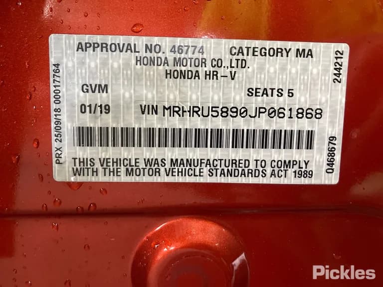 2019 Honda HR-V Used VIN MRHRU5890JP061868 – photo 18 2019 Honda HR-V Used VIN MRHRU5890JP061868 – photo 18