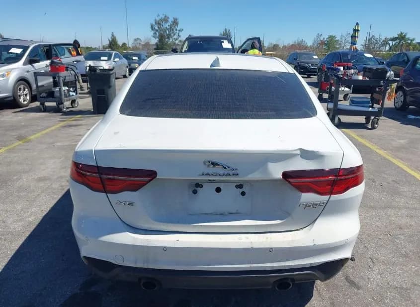 2020 JAGUAR XE Used VIN SAJAE4FX2LCP64499 – rear exterior 2020 JAGUAR XE Used VIN SAJAE4FX2LCP64499 – rear exterior