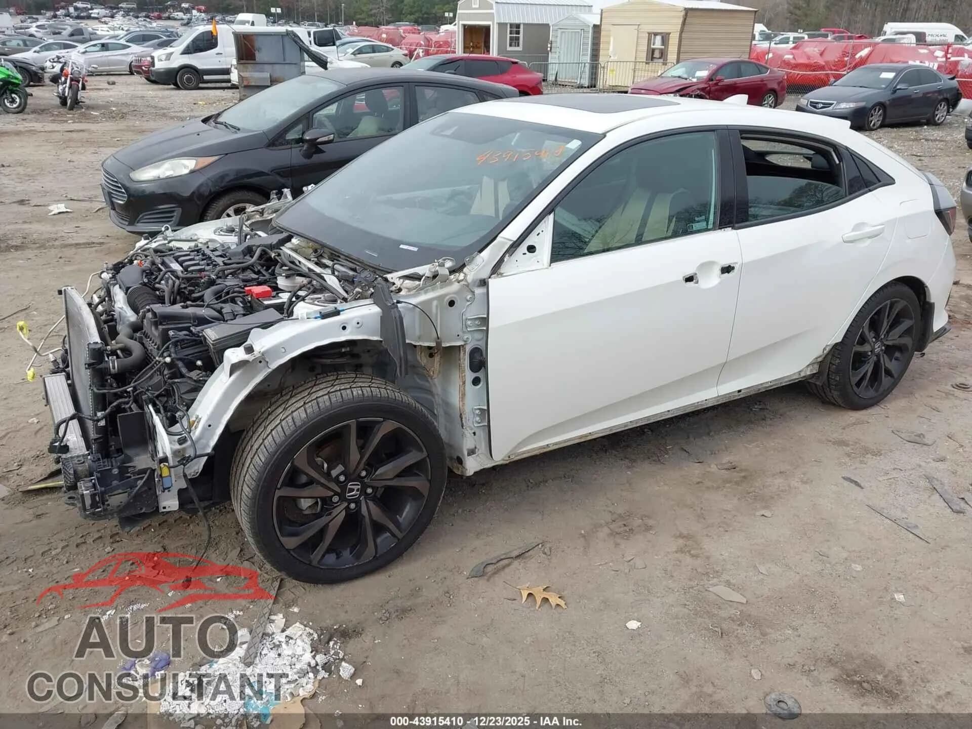 2019 HONDA CIVIC Damaged VIN SHHFK7H99KU229232 – rear exterior 2019 HONDA CIVIC Damaged VIN SHHFK7H99KU229232 – rear exterior