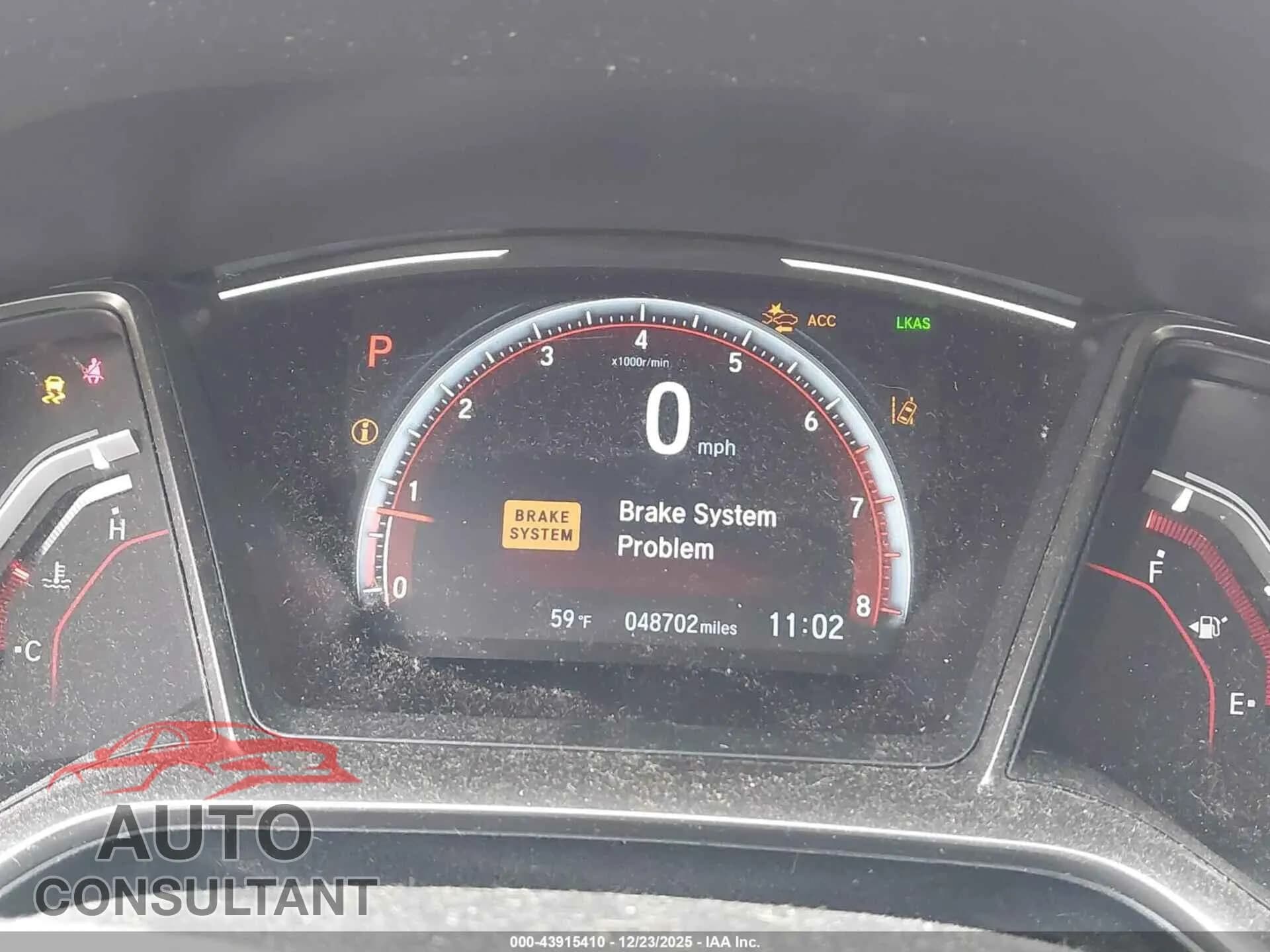 2019 HONDA CIVIC Damaged VIN SHHFK7H99KU229232 – exterior detail 2019 HONDA CIVIC Damaged VIN SHHFK7H99KU229232 – exterior detail