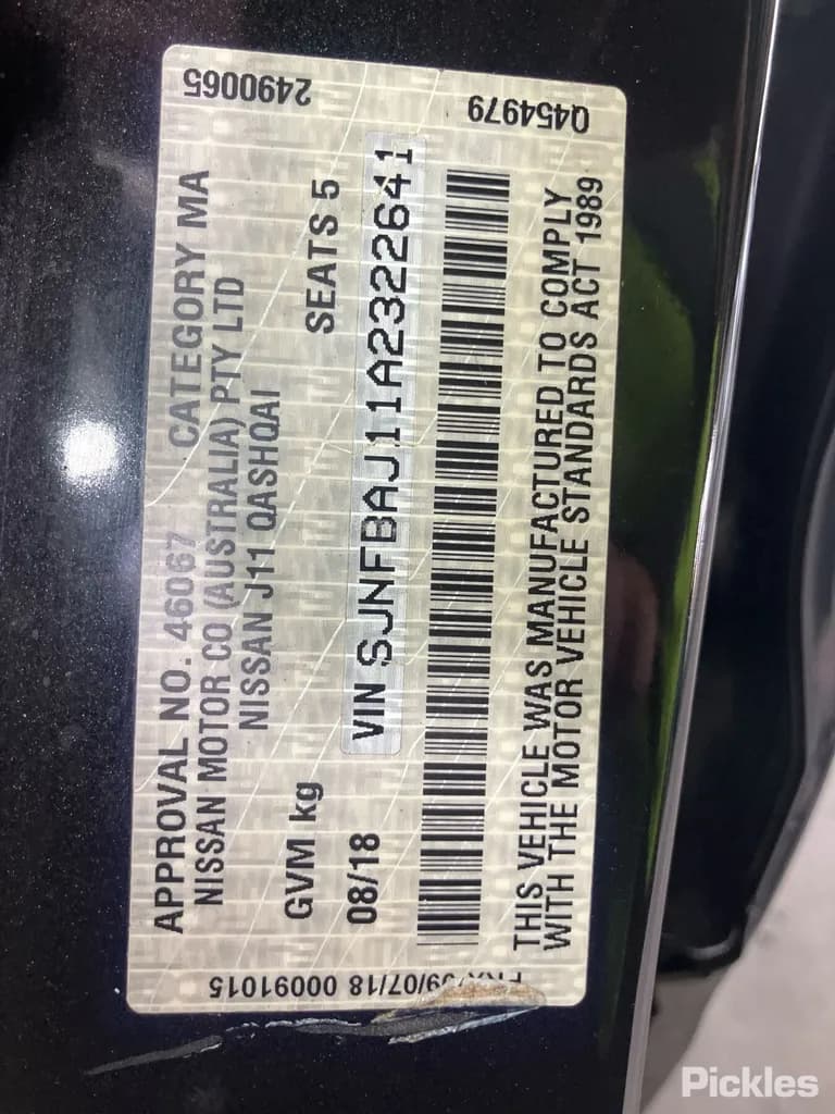 2018 Nissan QASHQAI Used VIN SJNFBAJ11A2322641 – photo 19 2018 Nissan QASHQAI Used VIN SJNFBAJ11A2322641 – photo 19