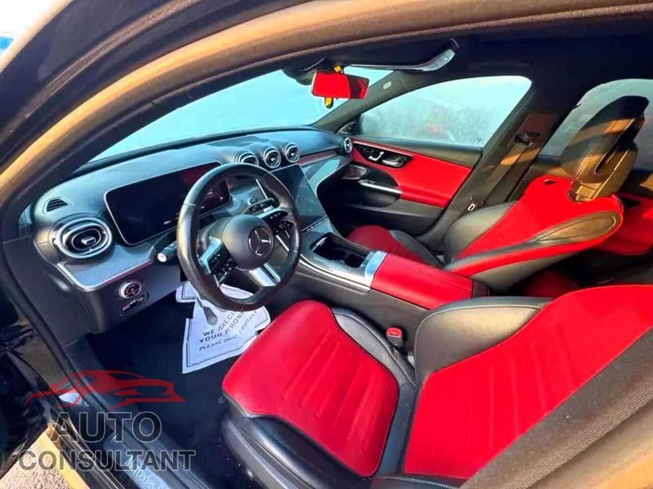 2023 MERCEDES-BENZ C-CLASS Damaged VIN W1KAF4GB7PR137904 – interior seats 2023 MERCEDES-BENZ C-CLASS Damaged VIN W1KAF4GB7PR137904 – interior seats