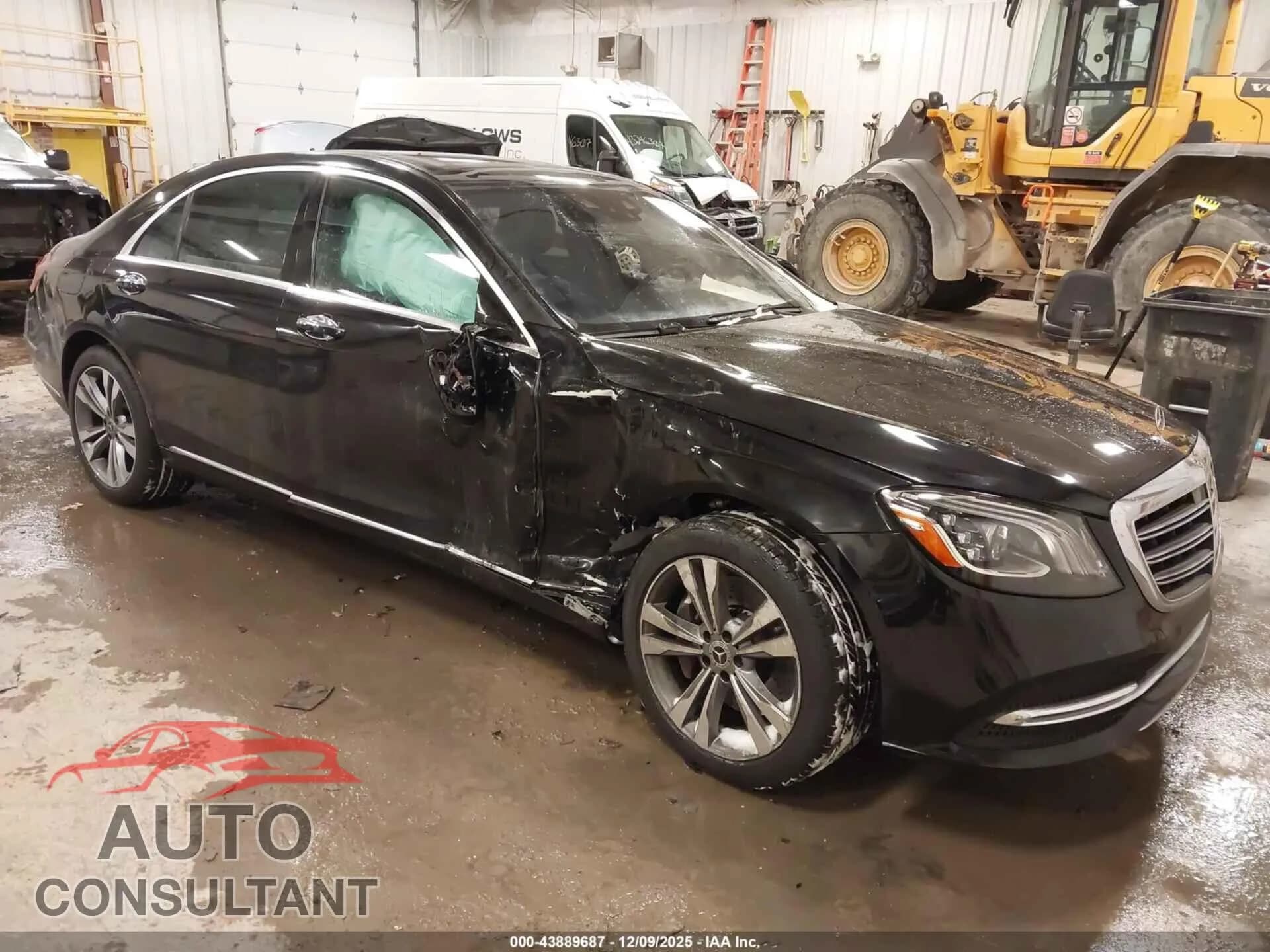 2020 MERCEDES-BENZ S 560 Damaged VIN W1KUG8GB9LA562857 – front exterior 2020 MERCEDES-BENZ S 560 Damaged VIN W1KUG8GB9LA562857 – front exterior