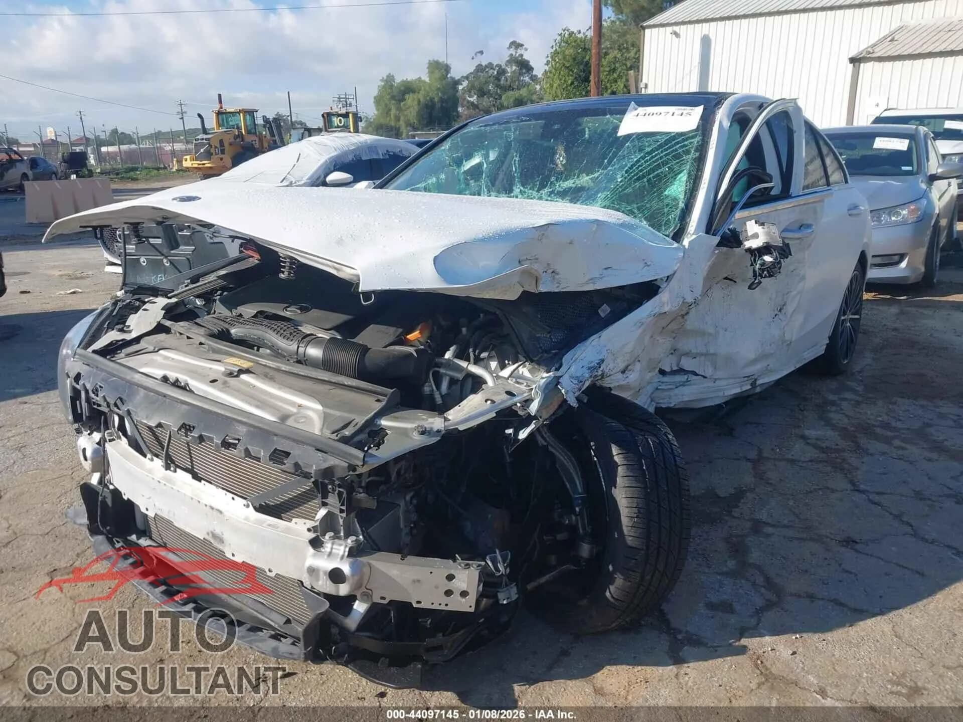 2021 MERCEDES-BENZ C 300 Damaged VIN W1KWF8DB5MR647178 – rear exterior 2021 MERCEDES-BENZ C 300 Damaged VIN W1KWF8DB5MR647178 – rear exterior