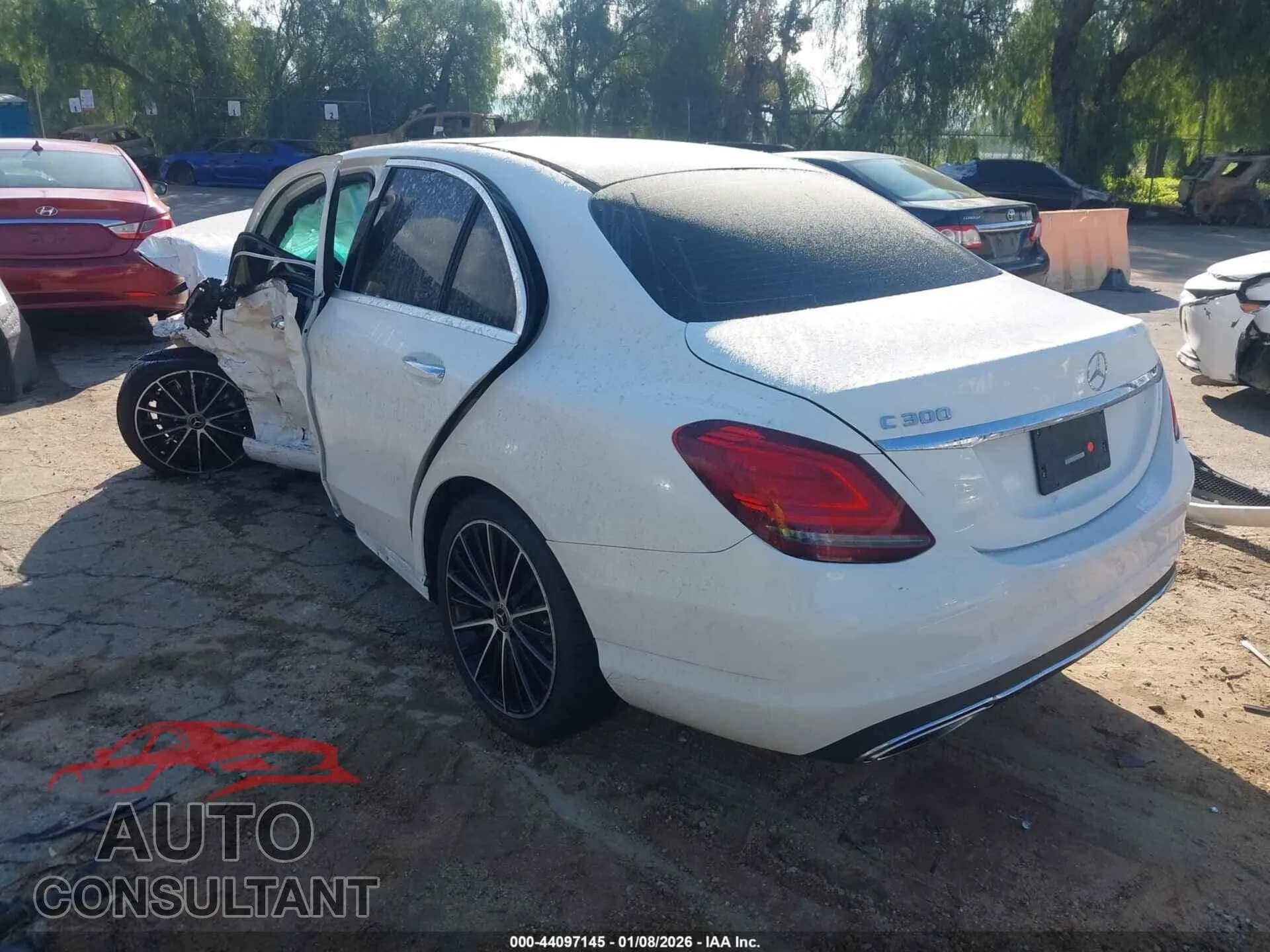 2021 MERCEDES-BENZ C 300 Damaged VIN W1KWF8DB5MR647178 – side profile 2021 MERCEDES-BENZ C 300 Damaged VIN W1KWF8DB5MR647178 – side profile