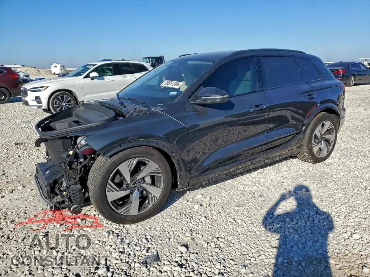 2025 AUDI Q6 E-TRON Damaged VIN WA134BGFXSA067722 – front exterior 2025 AUDI Q6 E-TRON Damaged VIN WA134BGFXSA067722 – front exterior