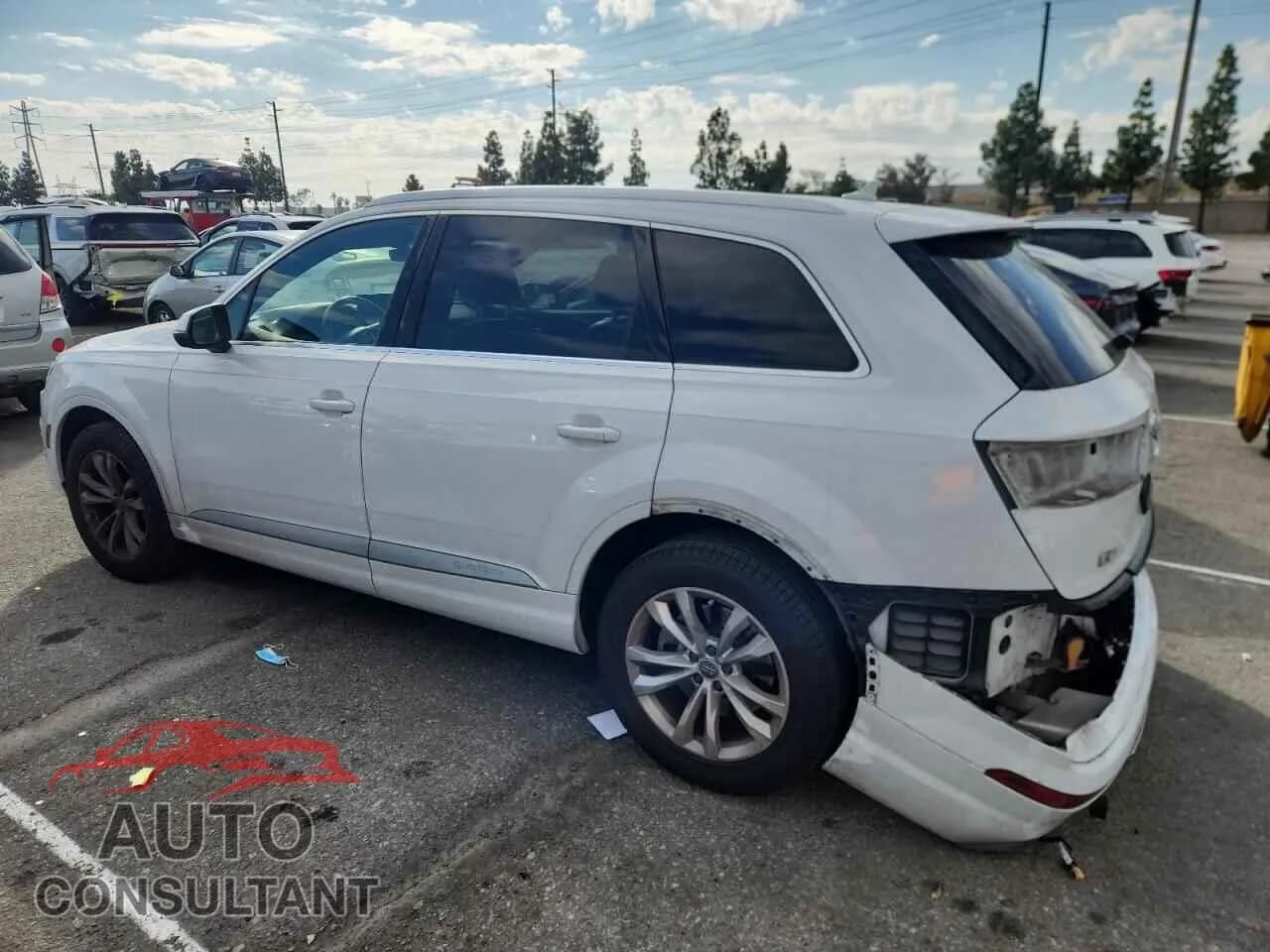 2019 AUDI Q7 Damaged VIN WA1AHAF7XKD016526 – rear exterior 2019 AUDI Q7 Damaged VIN WA1AHAF7XKD016526 – rear exterior