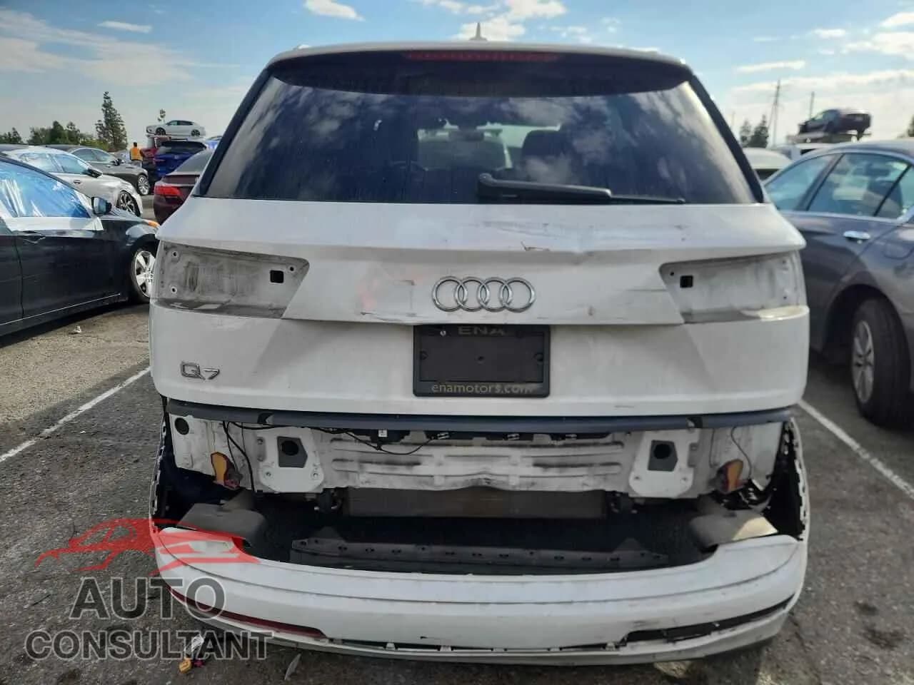 2019 AUDI Q7 Damaged VIN WA1AHAF7XKD016526 – engine bay 2019 AUDI Q7 Damaged VIN WA1AHAF7XKD016526 – engine bay