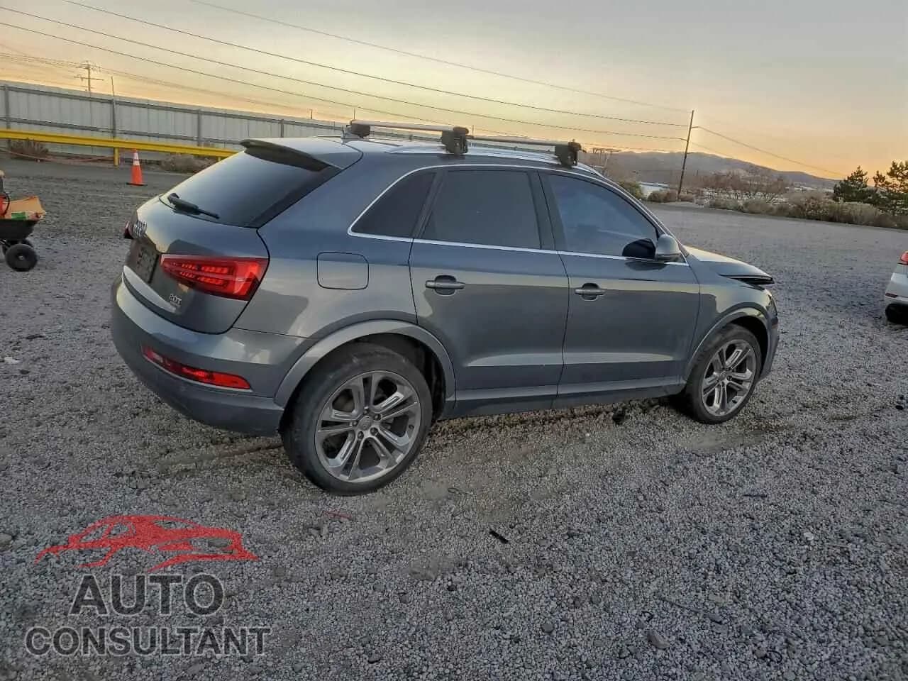2016 AUDI Q3 Damaged VIN WA1EFCFS5GR011638 – side profile 2016 AUDI Q3 Damaged VIN WA1EFCFS5GR011638 – side profile