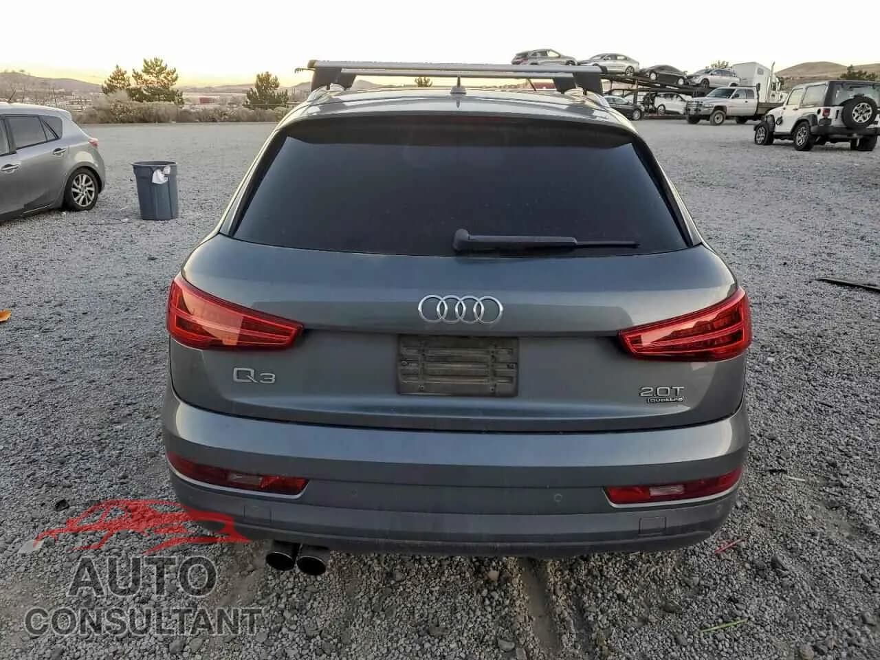2016 AUDI Q3 Damaged VIN WA1EFCFS5GR011638 – engine bay 2016 AUDI Q3 Damaged VIN WA1EFCFS5GR011638 – engine bay