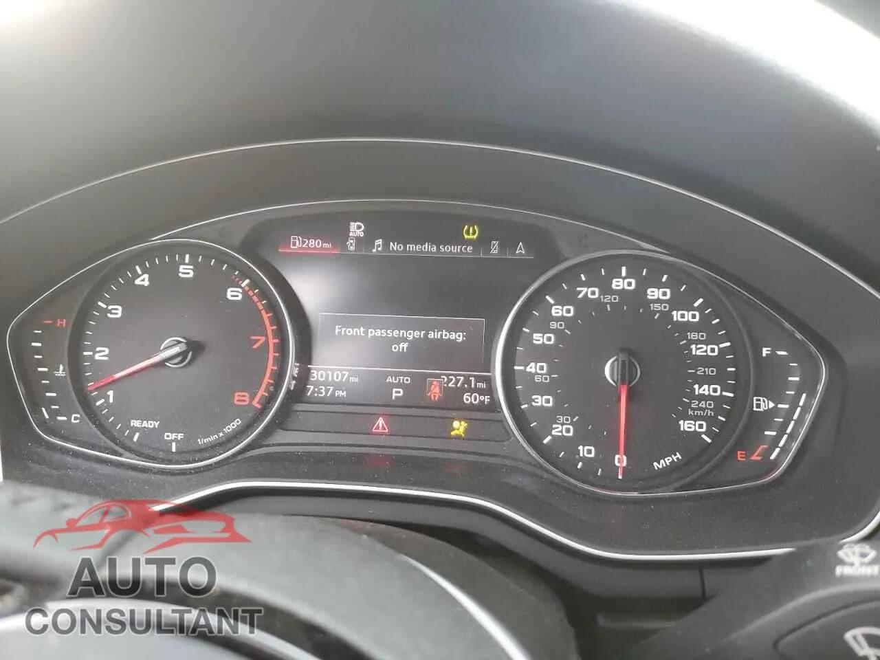 2020 AUDI A4 Damaged VIN WAUDNAF43LN006348 – trunk area 2020 AUDI A4 Damaged VIN WAUDNAF43LN006348 – trunk area