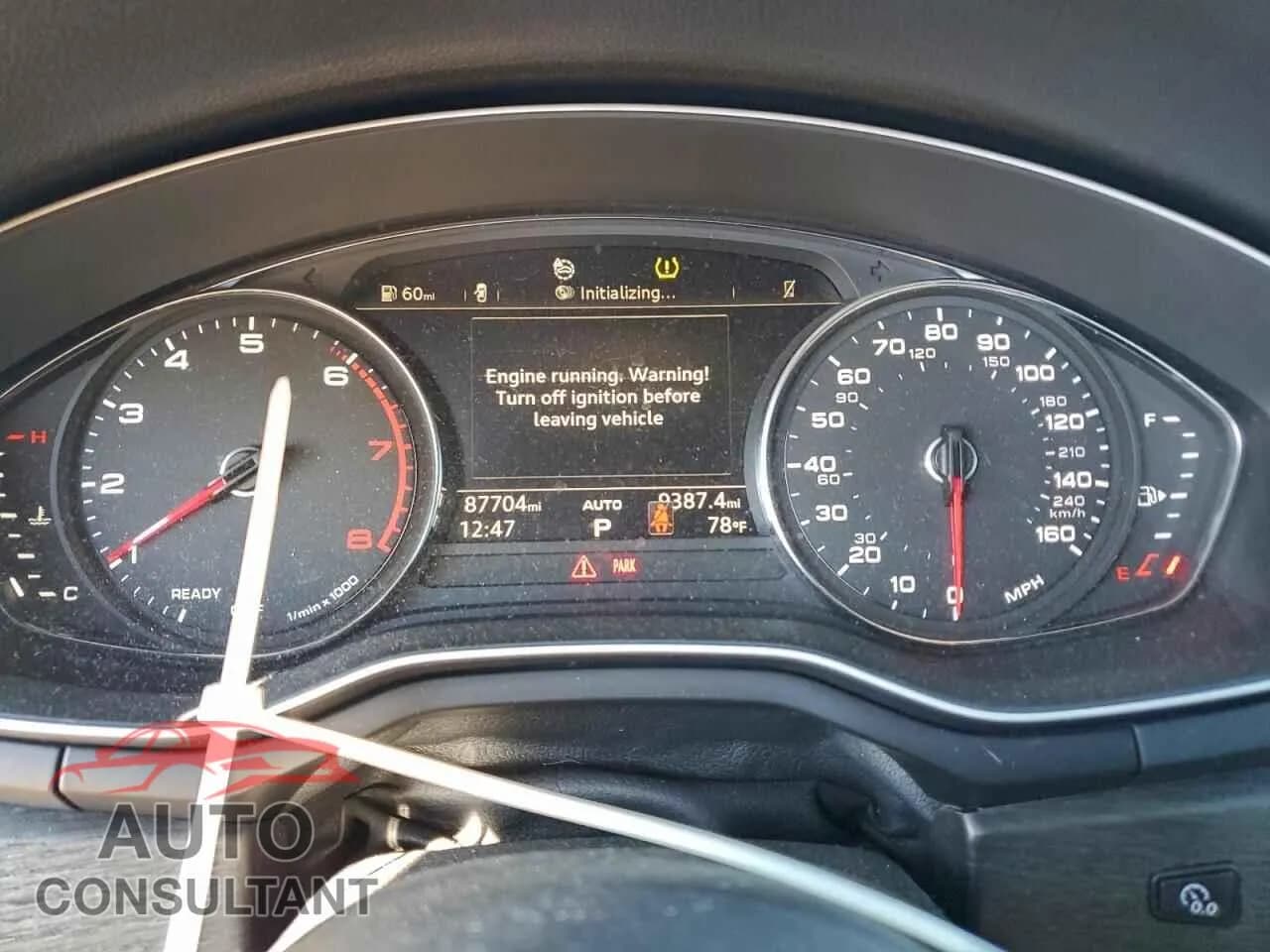 2018 AUDI A5 Damaged VIN WAUDNCF58JA006936 – trunk area 2018 AUDI A5 Damaged VIN WAUDNCF58JA006936 – trunk area