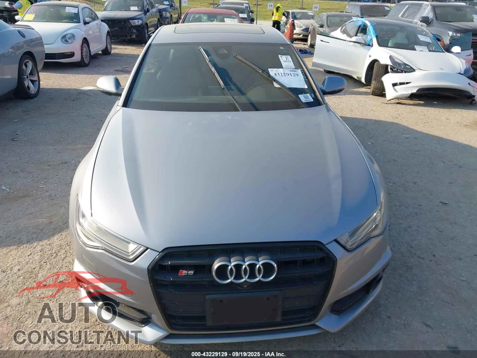 2017 AUDI S6 Damaged VIN WAUFFAFC2HN053794 – engine bay 2017 AUDI S6 Damaged VIN WAUFFAFC2HN053794 – engine bay