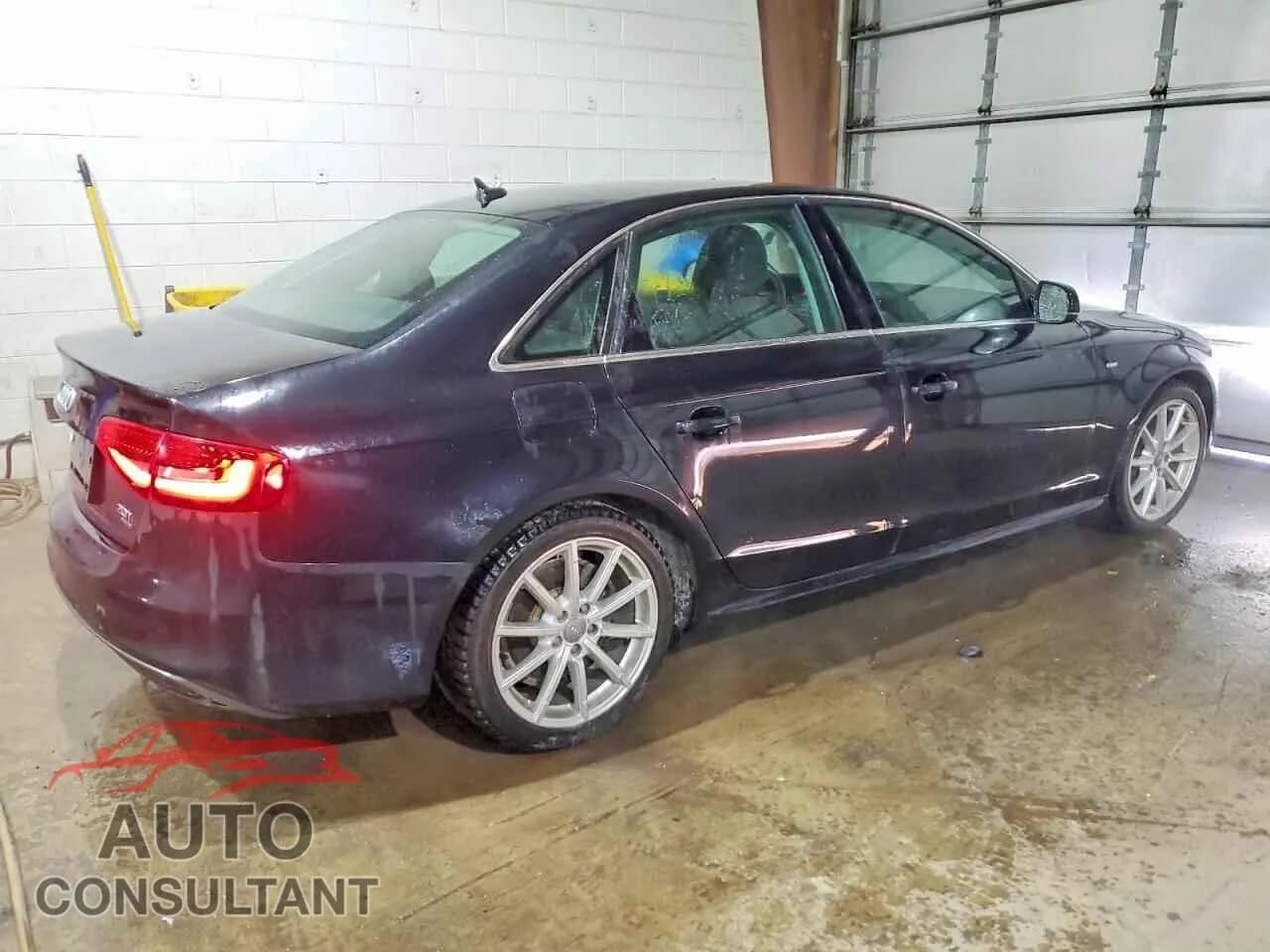 2014 AUDI A4 Damaged VIN WAUFFAFL3EN000582 – side profile 2014 AUDI A4 Damaged VIN WAUFFAFL3EN000582 – side profile