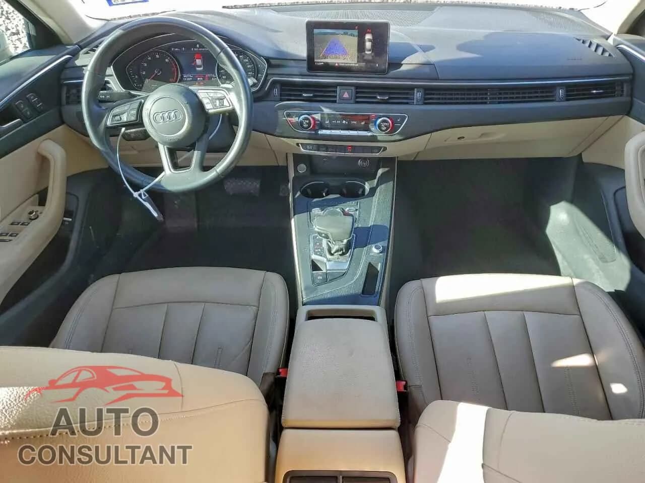 2019 AUDI A4 Damaged VIN WAUGMAF41KN021686 – undercarriage 2019 AUDI A4 Damaged VIN WAUGMAF41KN021686 – undercarriage