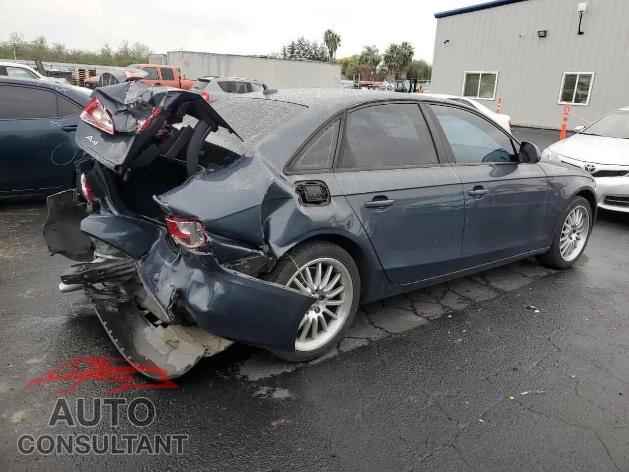 2009 AUDI A4 Damaged VIN WAULF78K19A084621 – side profile 2009 AUDI A4 Damaged VIN WAULF78K19A084621 – side profile