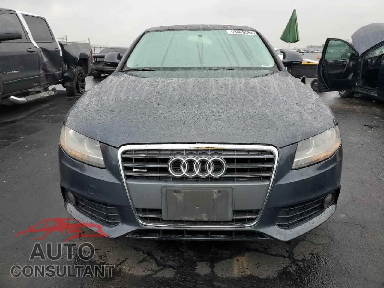 2009 AUDI A4 Damaged VIN WAULF78K19A084621 – interior seats 2009 AUDI A4 Damaged VIN WAULF78K19A084621 – interior seats