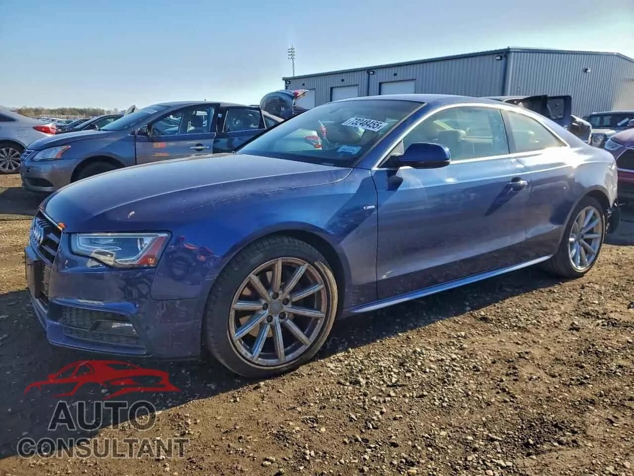 2016 AUDI A5 Damaged VIN WAUM2AFR9GA011832 – front exterior 2016 AUDI A5 Damaged VIN WAUM2AFR9GA011832 – front exterior