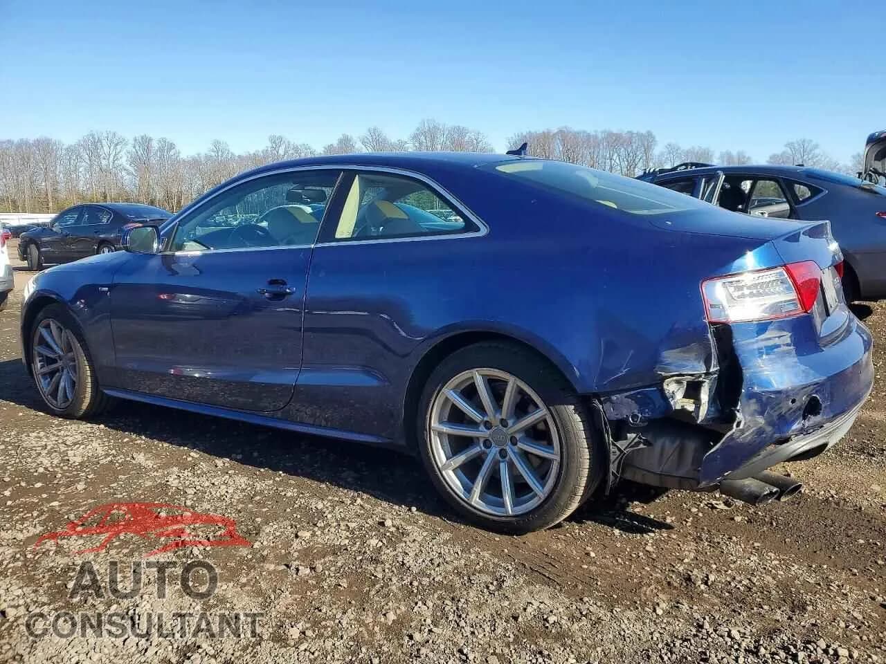 2016 AUDI A5 Damaged VIN WAUM2AFR9GA011832 – rear exterior 2016 AUDI A5 Damaged VIN WAUM2AFR9GA011832 – rear exterior
