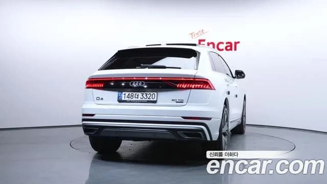 2021 Audi Q8 (4M) 50 TDI Quattro Premium Sold VIN WAUZZZF13MD001821 – rear exterior 2021 Audi Q8 (4M) 50 TDI Quattro Premium Sold VIN WAUZZZF13MD001821 – rear exterior
