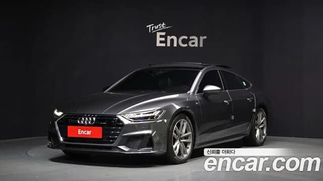 2021 Audi A7 (4K) 50 TDI Quattrp Premium Sold VIN WAUZZZF25MN019515 – front exterior 2021 Audi A7 (4K) 50 TDI Quattrp Premium Sold VIN WAUZZZF25MN019515 – front exterior