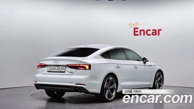 2019 Audi A5 (F5) 45 TFSI Quattro Premium Sportback Sold VIN WAUZZZF53KA062457 – front exterior 2019 Audi A5 (F5) 45 TFSI Quattro Premium Sportback Sold VIN WAUZZZF53KA062457 – front exterior