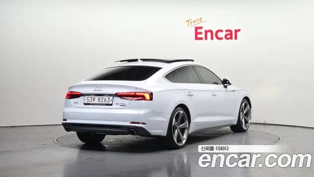2019 Audi A5 (F5) 45 TFSI Quattro Premium Sportback Sold VIN WAUZZZF53KA062538 – rear exterior 2019 Audi A5 (F5) 45 TFSI Quattro Premium Sportback Sold VIN WAUZZZF53KA062538 – rear exterior